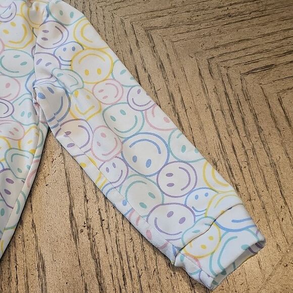 Colorful Smiley Face Hoodie Size 4 - Picture 4 of 9